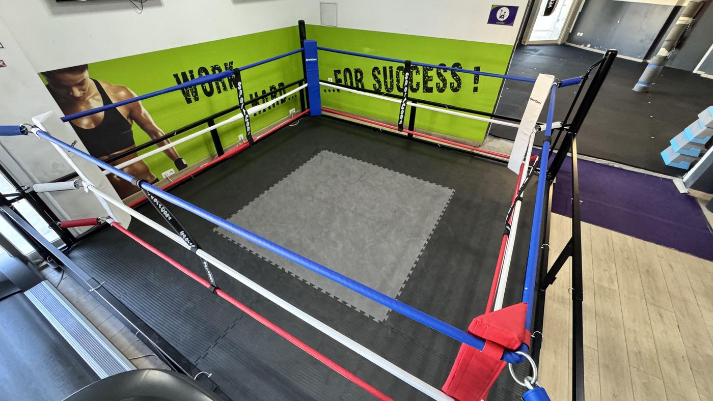 Ring de boxe anglaise de la salle Easy Sculpt à Cagnes-sur-Mer